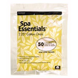 33-555499 SPA ESSENTIAL COTTON OVAL EYE PADS 50/BAG